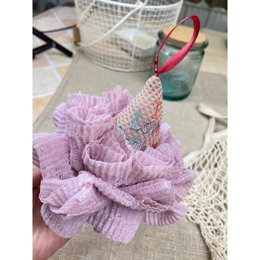 可爱冰淇淋沐浴球女浴花搓澡巾宝宝洗澡神器搓后背浴室用品泡沫球 商品图6