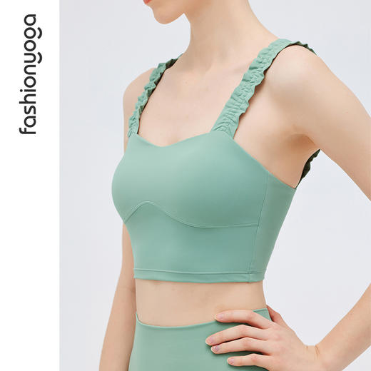 凡圣瑜伽波浪边肩带背心FY12204  商品图2