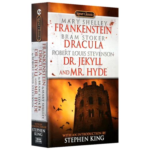 科学怪人弗兰肯斯坦 英文原版书Frankenstein Dracula Dr Jekyll and Mr Hyde 吸血鬼伯爵德古拉 英文版科幻小说 进口正版书籍【经典文学读物】 商品图1