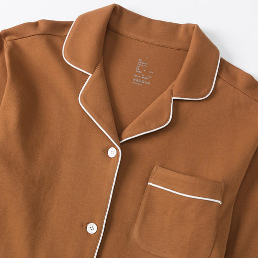 100%纯色天竺棉家居服男女情侣款 A-4342 良品 商品图9