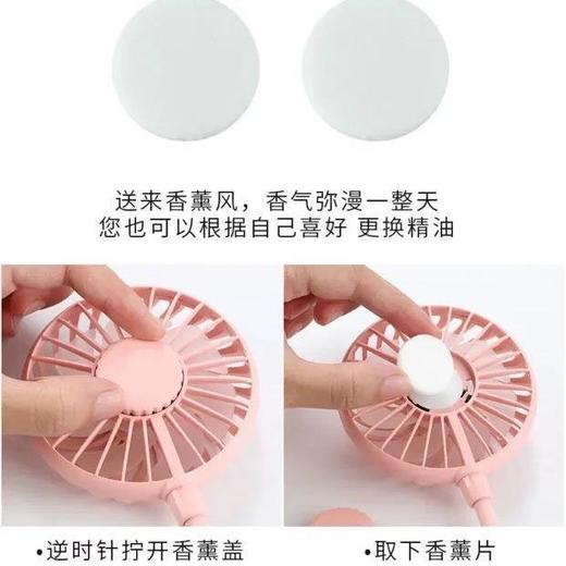 懒人挂脖风扇静音usb小风扇可充电学生出行降温神器 商品图6
