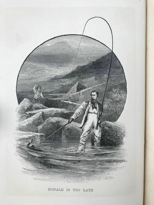 1893年 垂钓指南（全2卷） 数百幅版画插图 漆布精装32开 商品图2