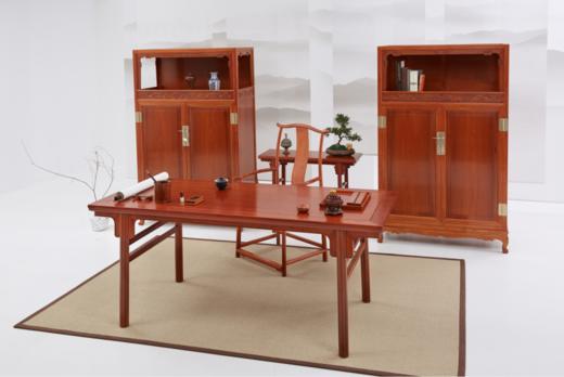 红桥红  家具严选  缅甸花梨（大果紫檀）【186大号螭龙 万历柜】 商品图1