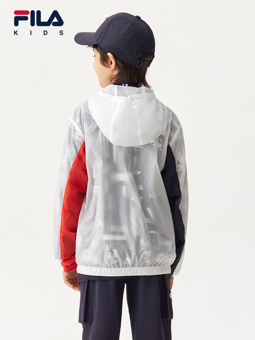 小斐乐男大童三合一外套2022夏季新款儿童潮流防晒服K12B221707F 商品图2