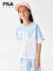 小斐乐童装儿童T恤2022夏季女童宽松透气运动T恤K12G221117F 商品缩略图2