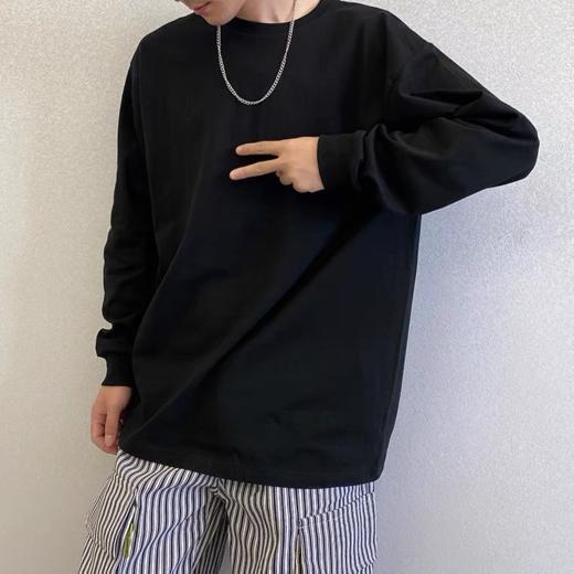 DUFFY GOYA 230克宽松纯棉长袖T恤 商品图1