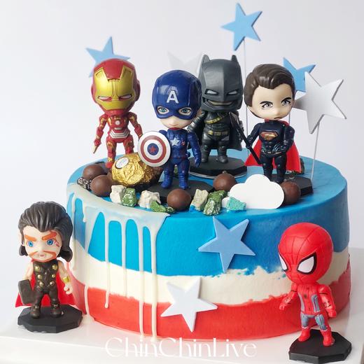 Q版复仇者联盟蛋糕 商品图0