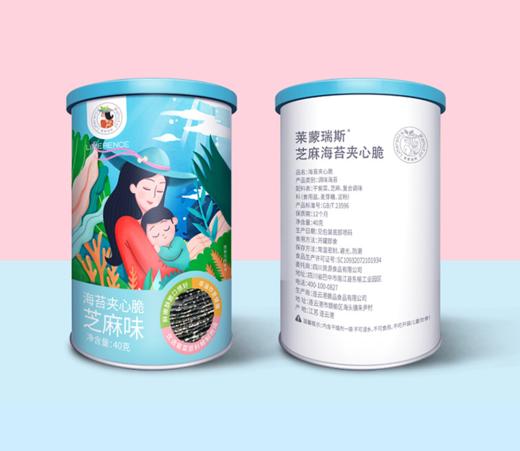 莱蒙瑞斯海苔夹心脆芝麻味40g/瓶*2 商品图1