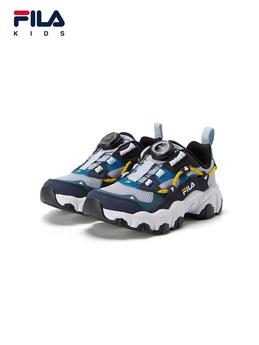 小斐乐儿童运动鞋2022夏季新款男女小童网面透气猫爪跑步鞋K14B221108F 商品图1