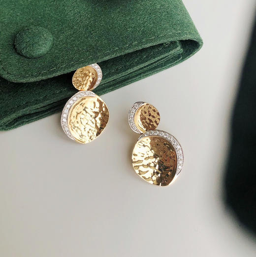 CHIC系列 18K镶钻石 耳坠 商品图0