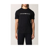 【一】EMPORIO ARMANI 阿玛尼 徽标T恤 男士圆领短袖T恤 深蓝 8N1TN5 1JPZZ 0974 商品缩略图0