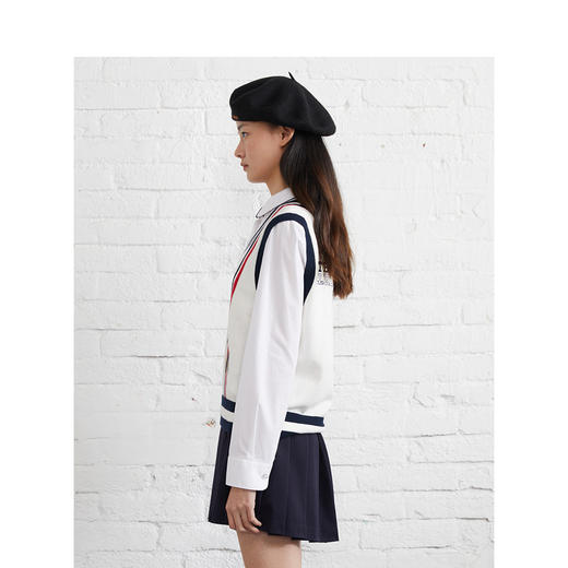 TeenieWeenie小熊2022春季新款V领针织衫背心马甲毛衣TTKN221201P 商品图3