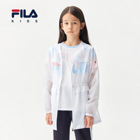 小斐乐女童梭织外套2022夏季新款儿童防晒衣中大童运动上衣K12G221707F