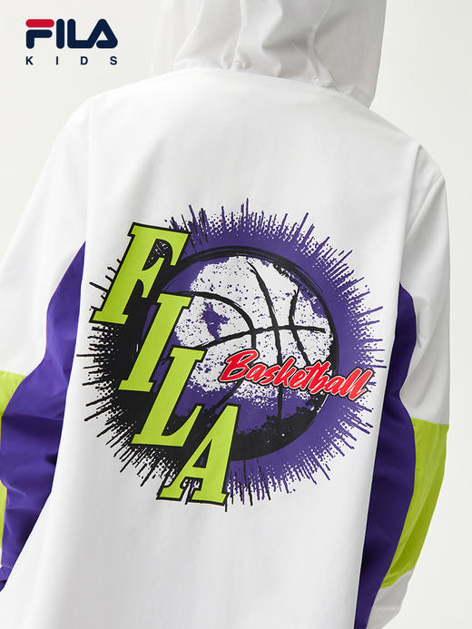 小斐乐儿童外套2022夏季新款中大童男童潮流连帽工装风上衣K12B223701F 商品图4