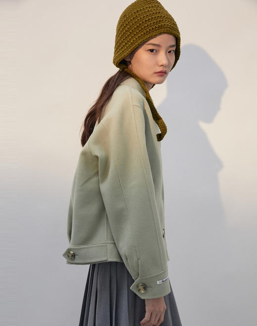 TeenieWeenie小熊女士翻领毛呢短外套TTJW221103T 商品图1