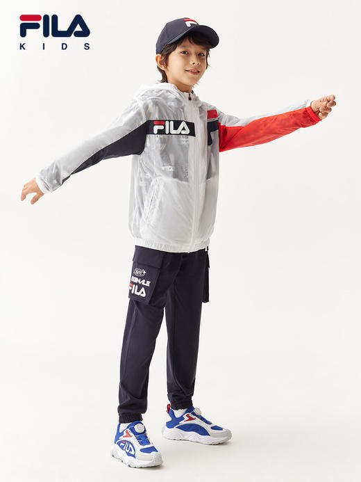 小斐乐男大童三合一外套2022夏季新款儿童潮流防晒服K12B221707F 商品图3