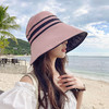帽子女夏新款黑胶防晒空顶帽户外防紫外线大檐遮全脸遮阳帽太阳帽 商品缩略图5
