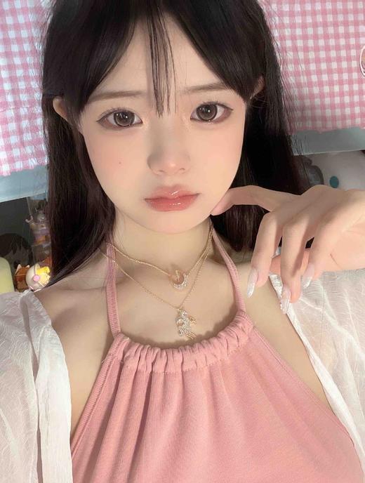 【年抛】奶粉色狗狗眼AgensColor | 大直径14.5 着色14.4 | 【同品牌多副更划算,选款色板在详情页】，时间玫瑰粉 商品图4