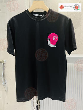 男女同款植绒圖案T恤衫A01