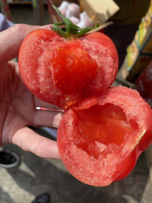 周一取货：【普罗旺斯西红柿】一箱毛重4斤左右，新鲜，汁水充足！！ 商品图2