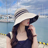 帽子女夏新款黑胶防晒空顶帽户外防紫外线大檐遮全脸遮阳帽太阳帽 商品缩略图3