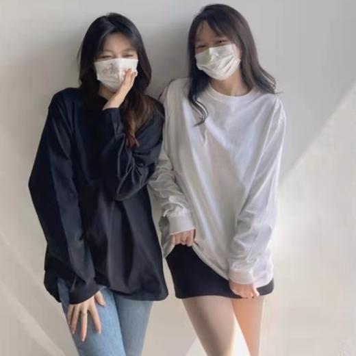 DUFFY GOYA 230克宽松纯棉长袖T恤 商品图4