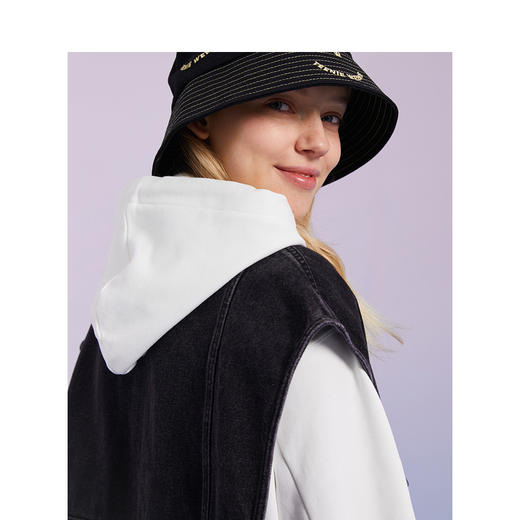 TeenieWeenie小熊2022春夏新款宽松韩版显瘦牛仔外套马甲背心TTJV221205T 商品图2