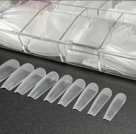 黑科技仿真无痕延长甲片500片装多款可选择/扁平款甲片