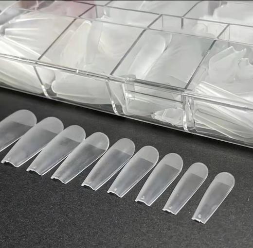 黑科技仿真无痕延长甲片500片装多款可选择/扁平款甲片 商品图0