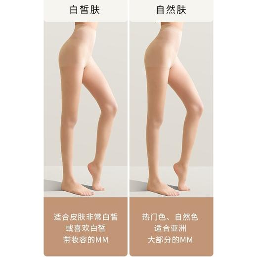 茉寻丝袜女薄款防勾丝春夏光腿裸感神器日本防晒美肤袜 商品图1