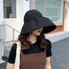 空顶帽女夏防紫外线可折叠遮阳防晒帽大帽檐黑胶遮脸全遮光太阳帽 商品缩略图5