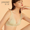 金三塔真丝无钢圈内衣女蕾丝性感法式三角杯文胸 NZFAA307 商品缩略图2