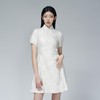 蔓楼兰/LOMELL 沁白玉芝旗袍 商品缩略图1