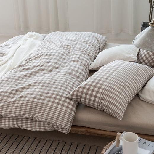 100%全棉 渐变条纹渐变格纹 四件套 A-4288   良品 商品图5