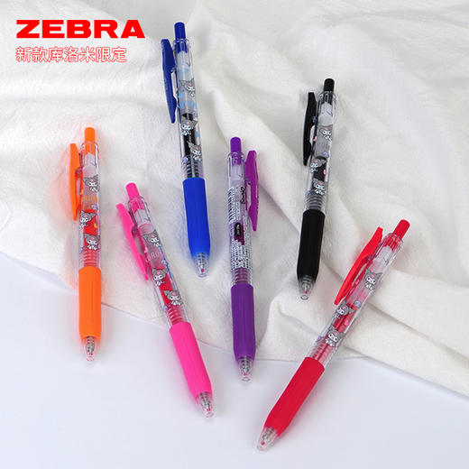 日本ZEBRA斑马三丽鸥库洛米史努比联名限定彩色JJ15学生中性笔0.5mm 商品图0