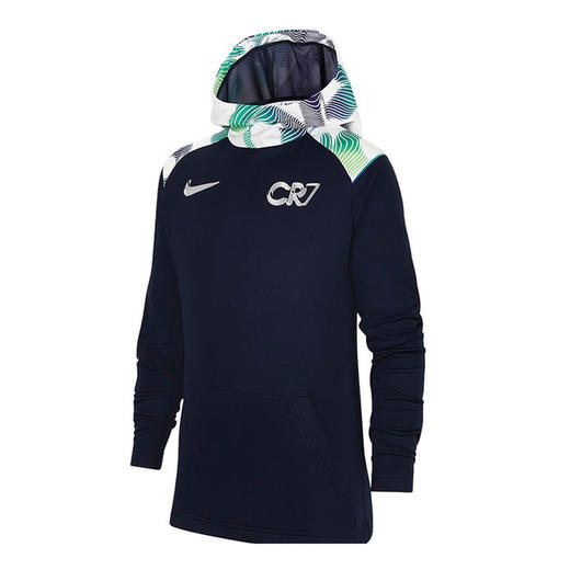 SFS耐克Nike正品CR7大童套头足球运动休闲百搭连帽卫衣DH9766-451 商品图4