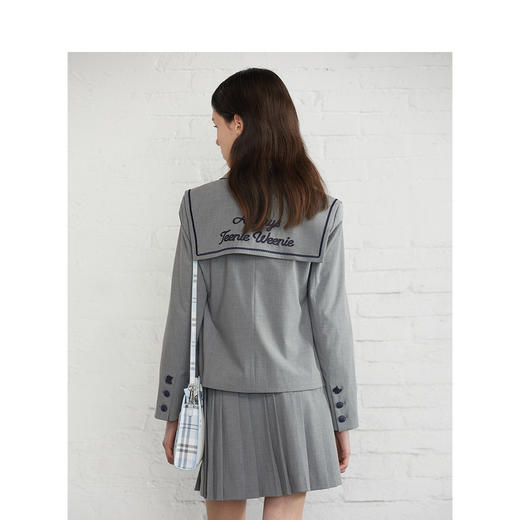 Teenie Weenie小熊22春季新款海军领学院风JK制服短裤西装外套TTJK222301P 商品图1