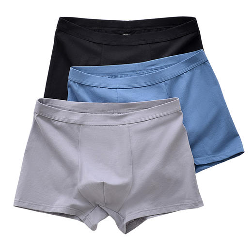 【男士棉内裤】简约风男士棉内裤弹力透气独立包装内裤 商品图8