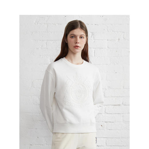 TeenieWeenie小熊 22夏小熊女装圆领棉百搭卫衣TTMA221211P 商品图2