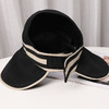 帽子女夏新款黑胶防晒空顶帽户外防紫外线大檐遮全脸遮阳帽太阳帽 商品缩略图7
