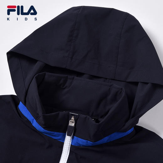 小斐乐儿童上衣2022夏季新款男大童薄款时尚拼接梭织外套K12B224723F 商品图4