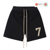 第七季男款植绒印花抽绳短裤 商品缩略图0