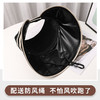 帽子女夏新款黑胶防晒空顶帽户外防紫外线大檐遮全脸遮阳帽太阳帽 商品缩略图6