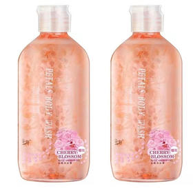 【19.8元/瓶】浴之轩玫瑰.桂花.樱花瓣沐浴露500ml（味道随机）