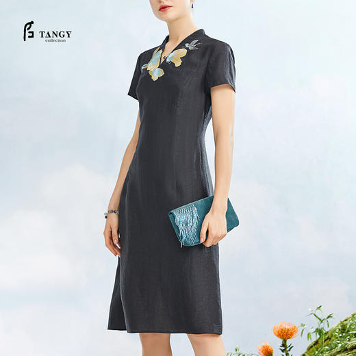 TANGY Collection/天意精品2022年春夏新品简约女士连衣裙 商品图0