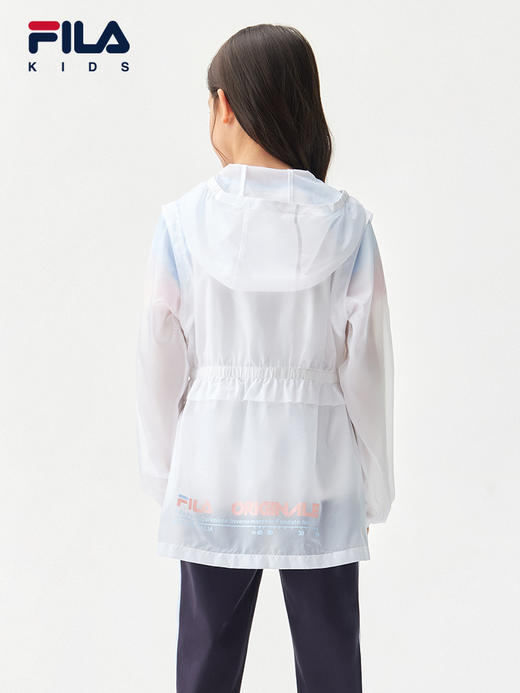 小斐乐女童梭织外套2022夏季新款儿童防晒衣中大童运动上衣K12G221707F 商品图1