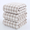 日式无印毛巾全棉良品格纹毛巾浴巾 A-4355 商品缩略图6