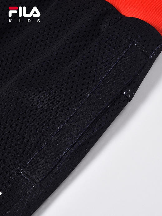 小斐乐儿童短裤2022夏季新款男大童时尚透气运动针织五分裤K12B223601F 商品图3