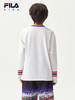 小斐乐儿童长袖衫2022夏季新款男大童宽松弹力运动长袖T恤K12B223205F 商品缩略图2