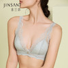 金三塔真丝无钢圈内衣女蕾丝性感法式三角杯文胸 NZFAA307 商品缩略图0